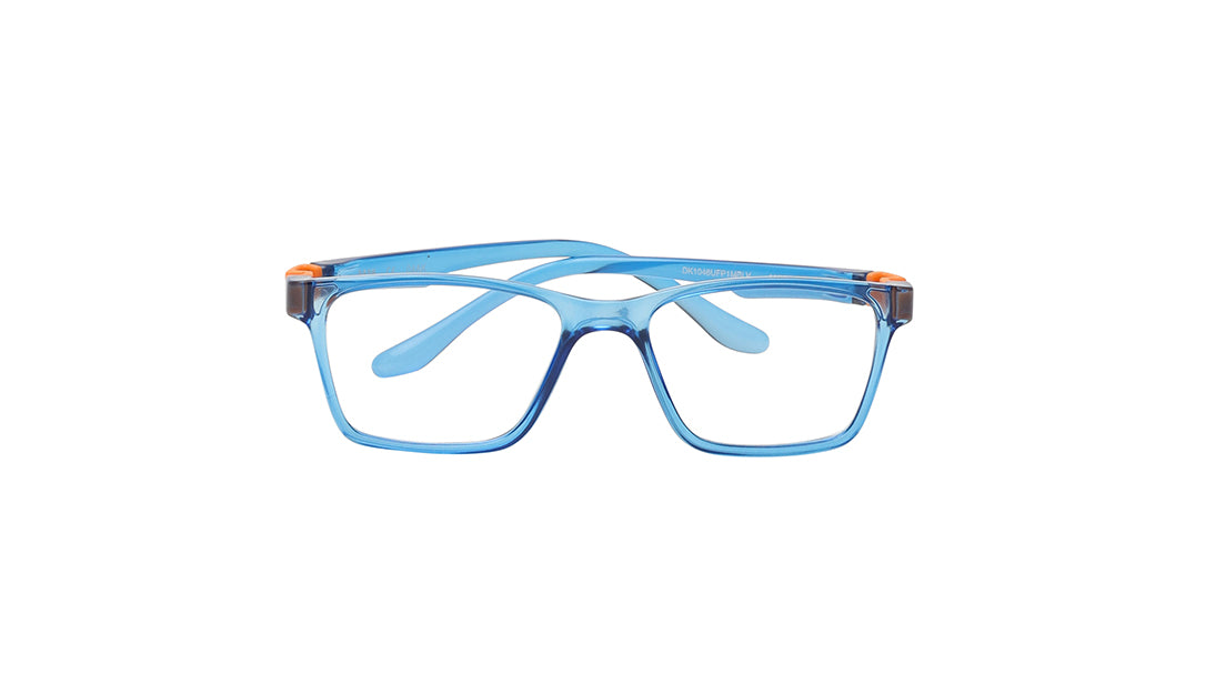 Blue Square Rimmed Eyeglasses(DK1046UFP1MBLV)