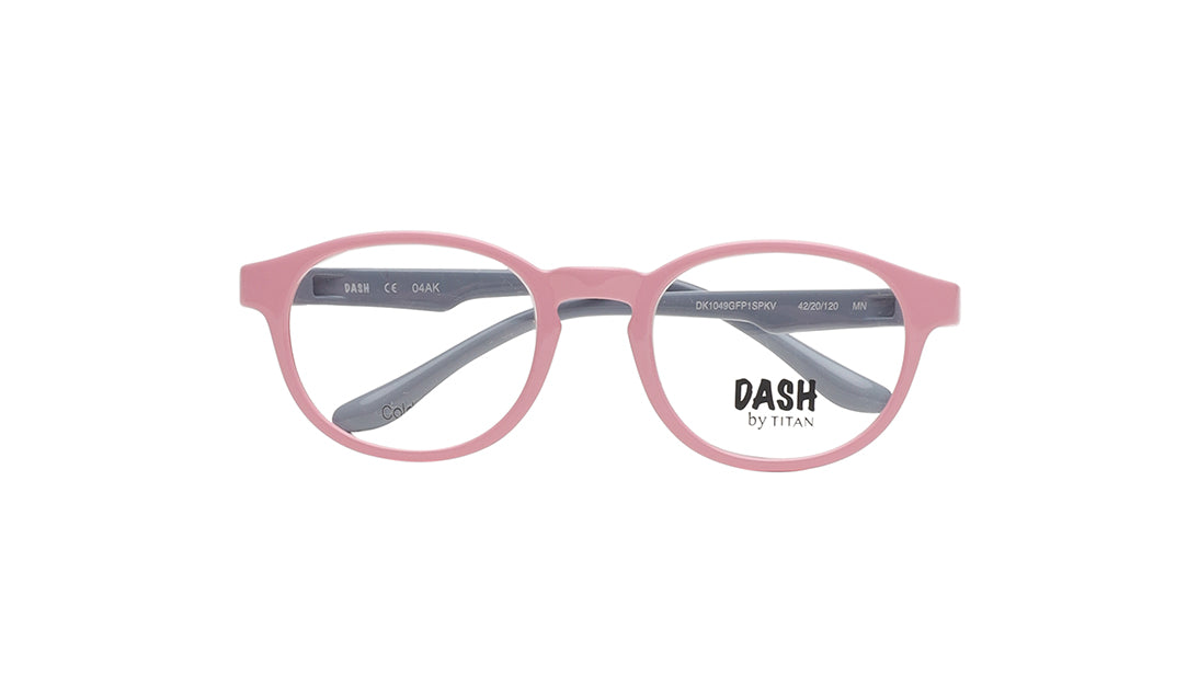 Pink Square Rimmed Kids Eyeglasses