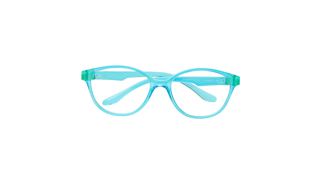 Blue CatEye Rimmed Eyeglasses(DK1052GFP3MBLV)