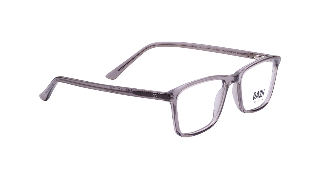 Grey Rectangle Rimmed Kids Eyeglasses (DK1065MFP2LGYV|47)