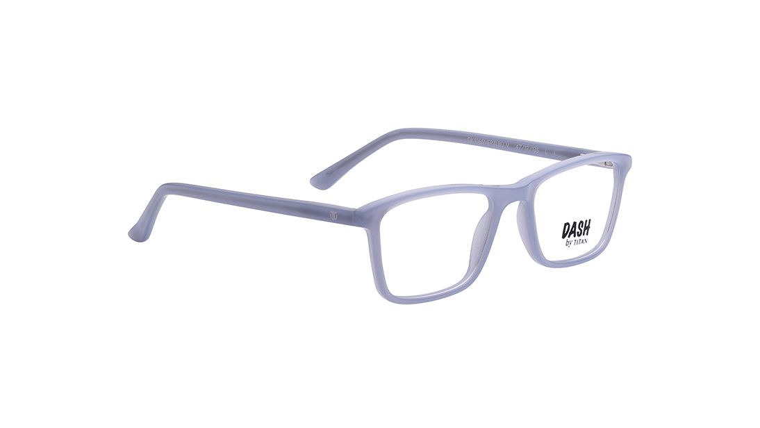 Blue Rectangle Rimmed Kids Eyeglasses (DK1065MFP3LBUV|47)
