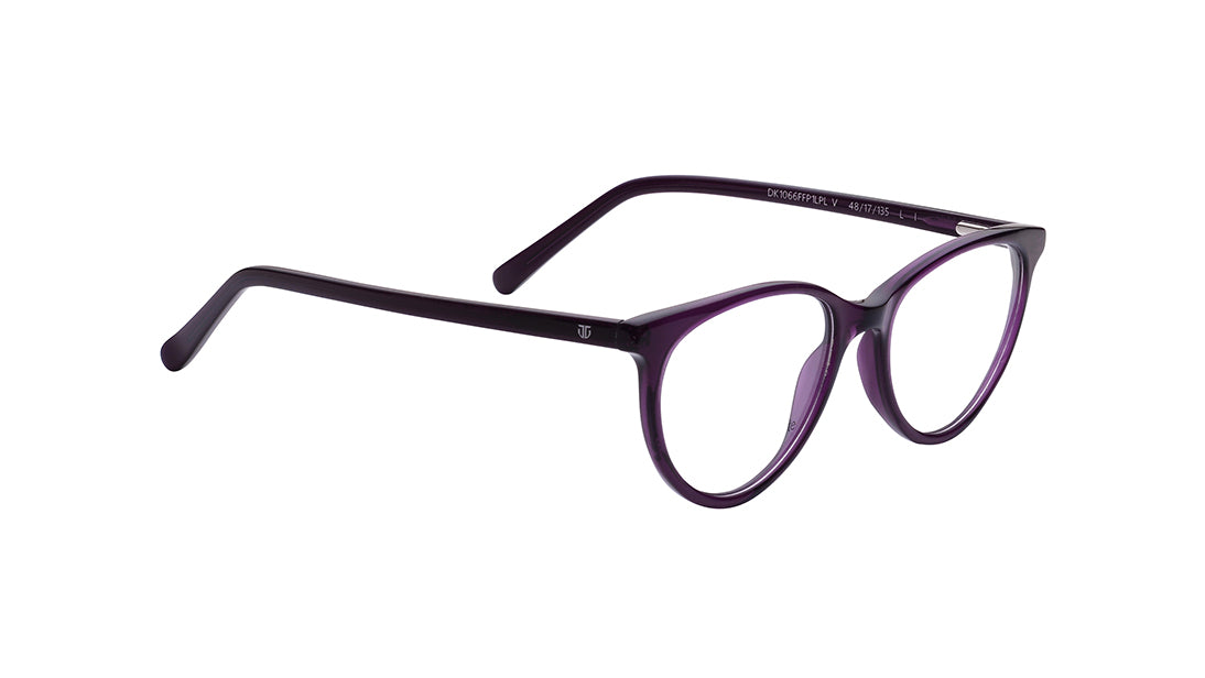 Purple CatEye Rimmed Kids Eyeglasses (DK1066FFP1LPLV|48)