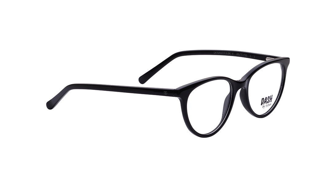 Black CatEye Rimmed Kids Eyeglasses (DK1066FFP2LBKV|48)