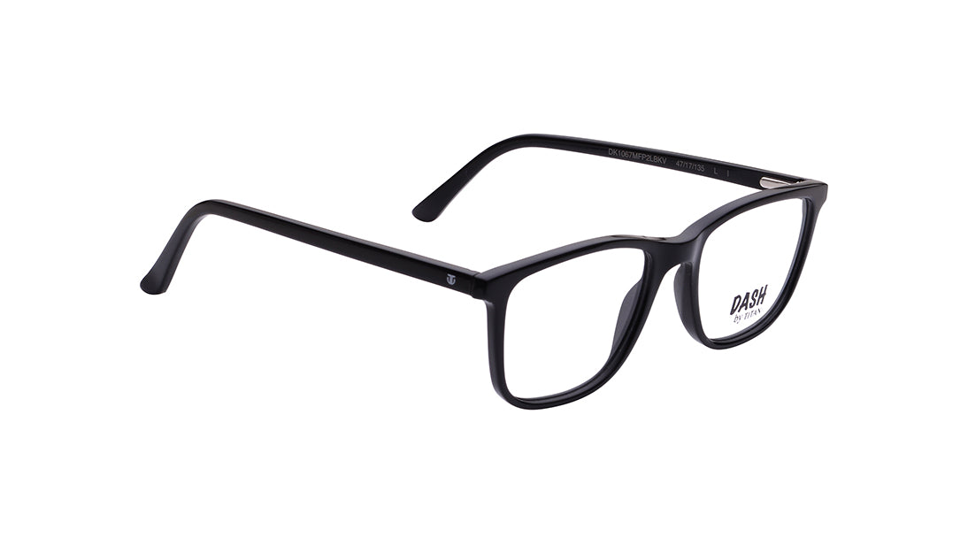 Black Wayfarer Rimmed Kids Eyeglasses (DK1067MFP2LBKV|47)