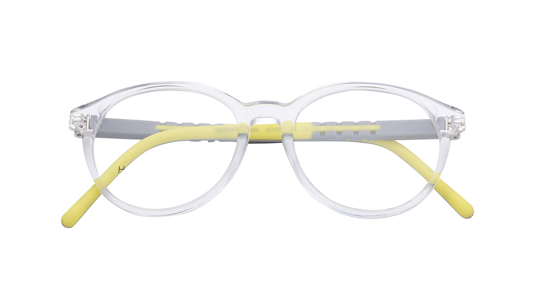 Transparent Round Rimmed Eyeglasses for Kids