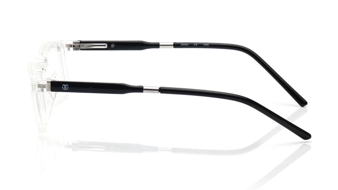 Crystal Rectangle Rimmed Eyeglasses for Kids