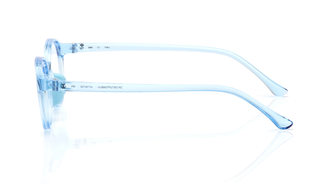 Blue Round Rimmed Eyeglasses for Kids