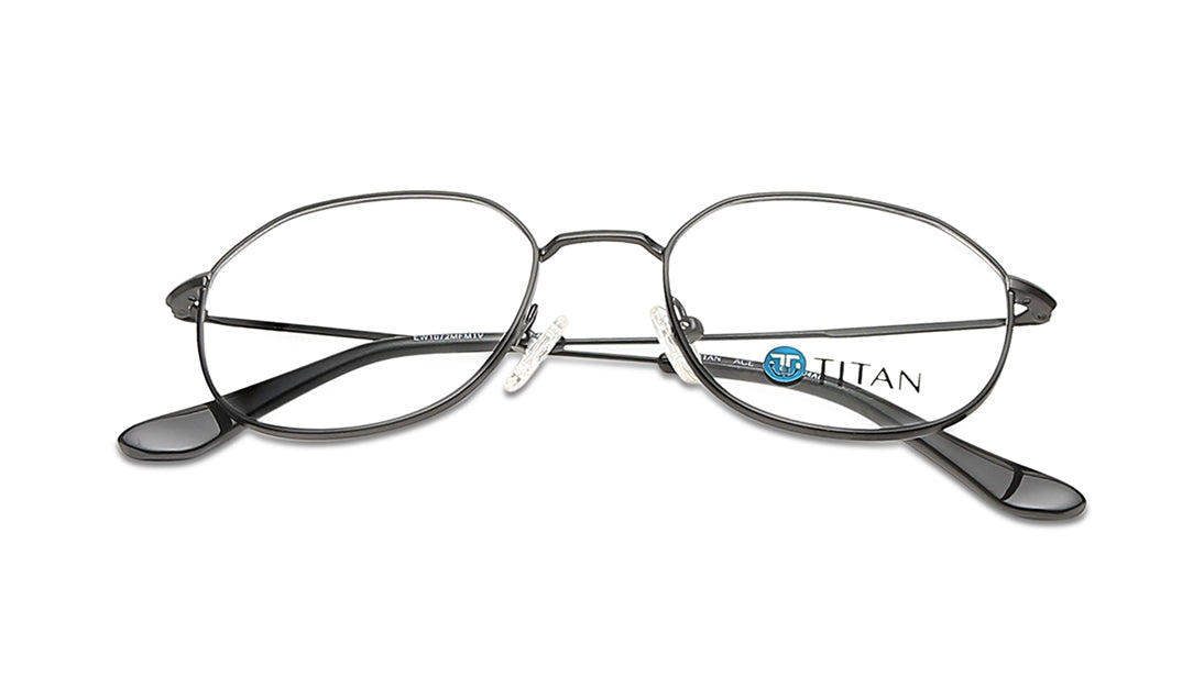 Grey Square Rimmed Eyeglasses for Men