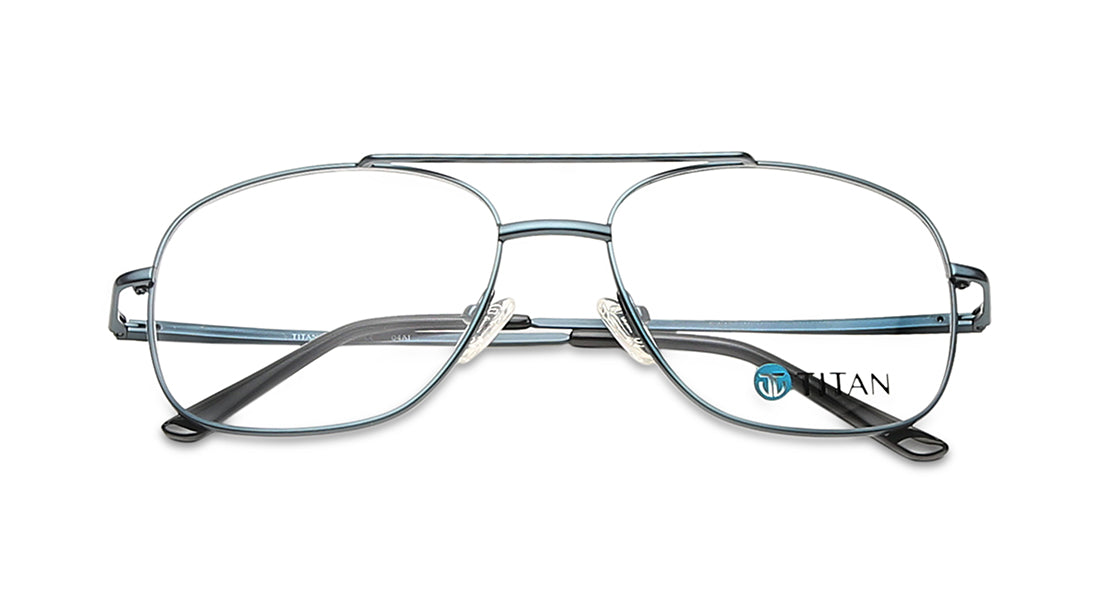 Blue Square Rimmed Eyeglasses(EW1073MFM3V)