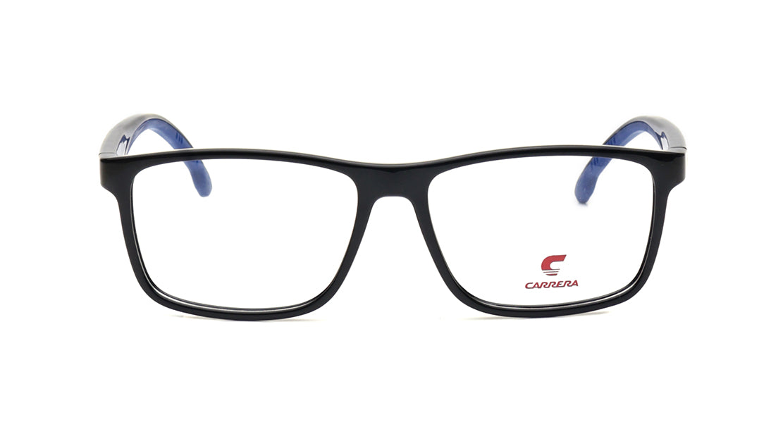 Black Rectangle Rimmed Eyeglasses for Men and Women