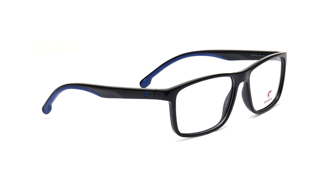 Black Rectangle Rimmed Eyeglasses for Men and Women
