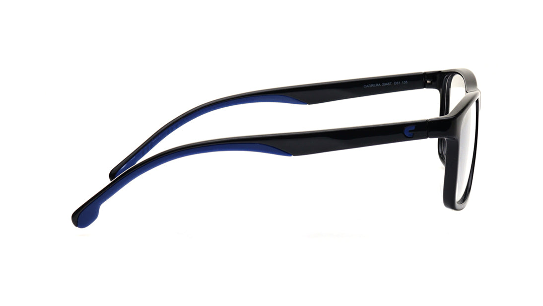 Black Rectangle Rimmed Eyeglasses for Men and Women