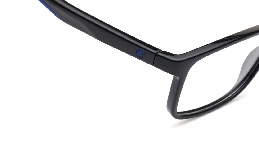 Black Rectangle Rimmed Eyeglasses for Men and Women