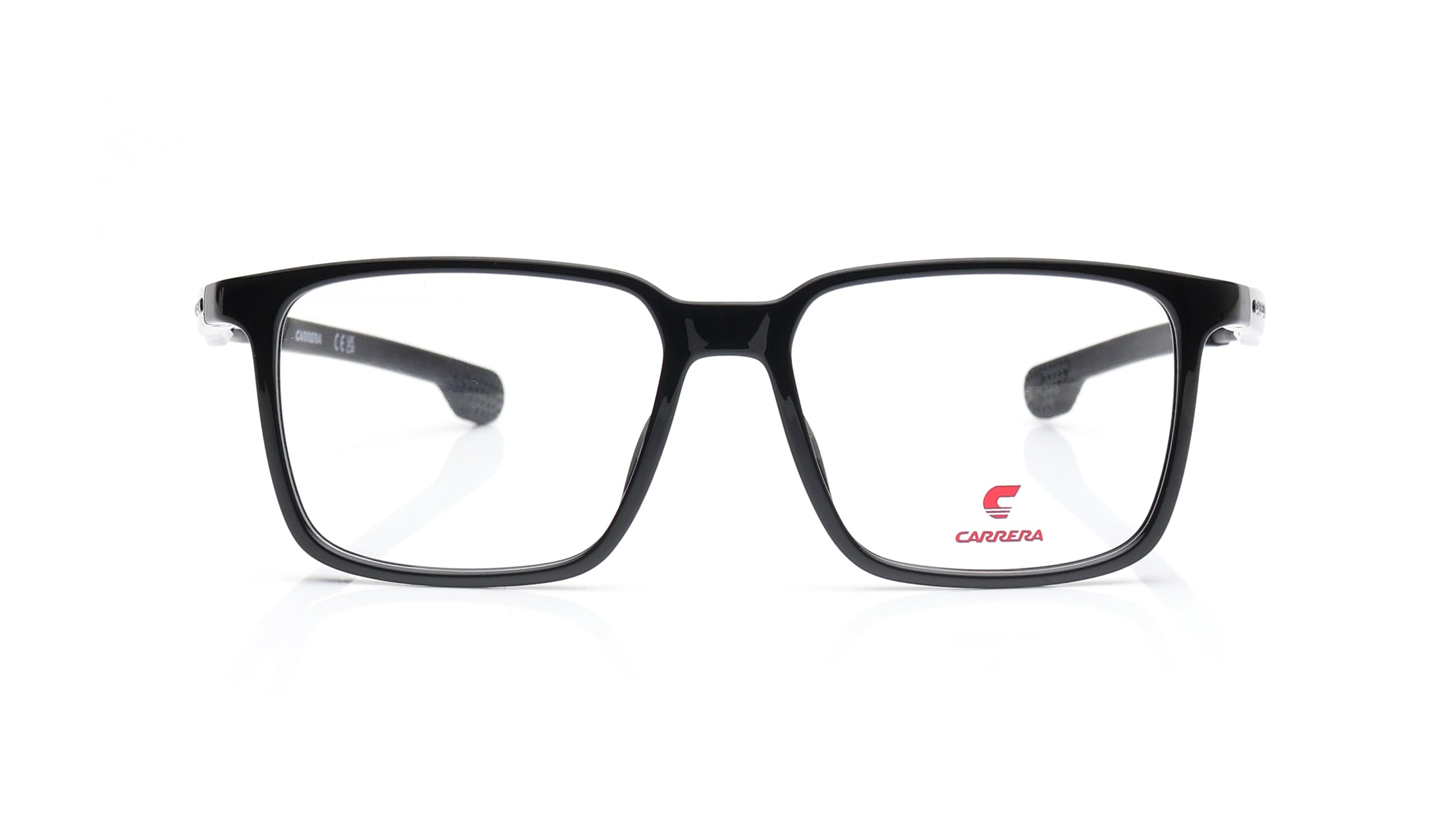 Rectangle Black Rimmed Eyeglasses for Men