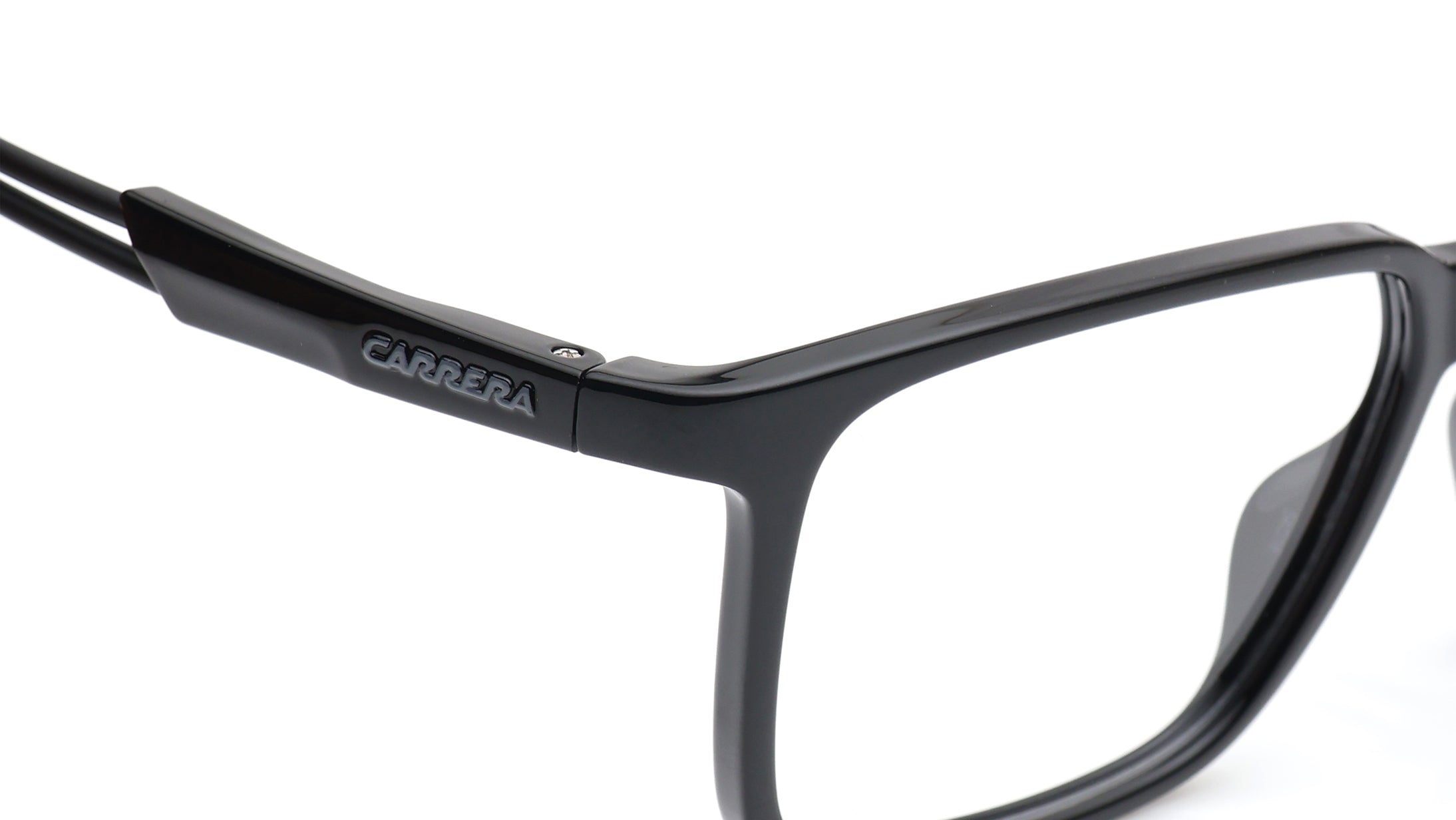 Rectangle Black Rimmed Eyeglasses for Men