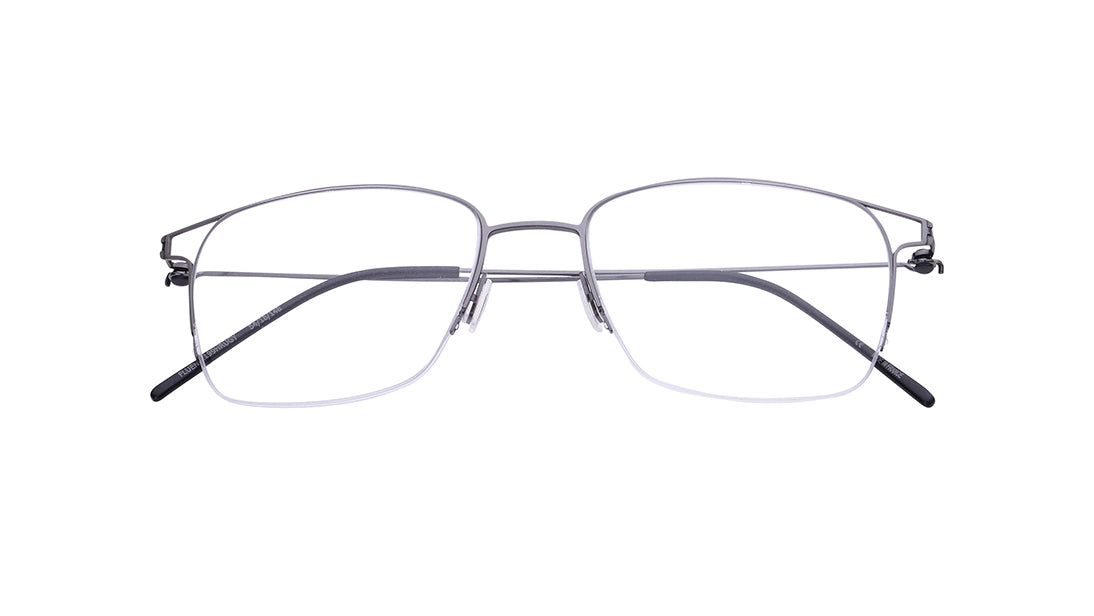 Metz - Grey Semi-Rimmed Eyeglasses