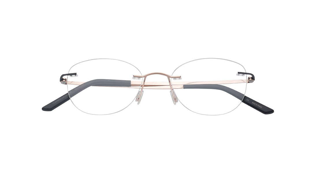 Versailles - RoseGold Rimless Eyeglasses