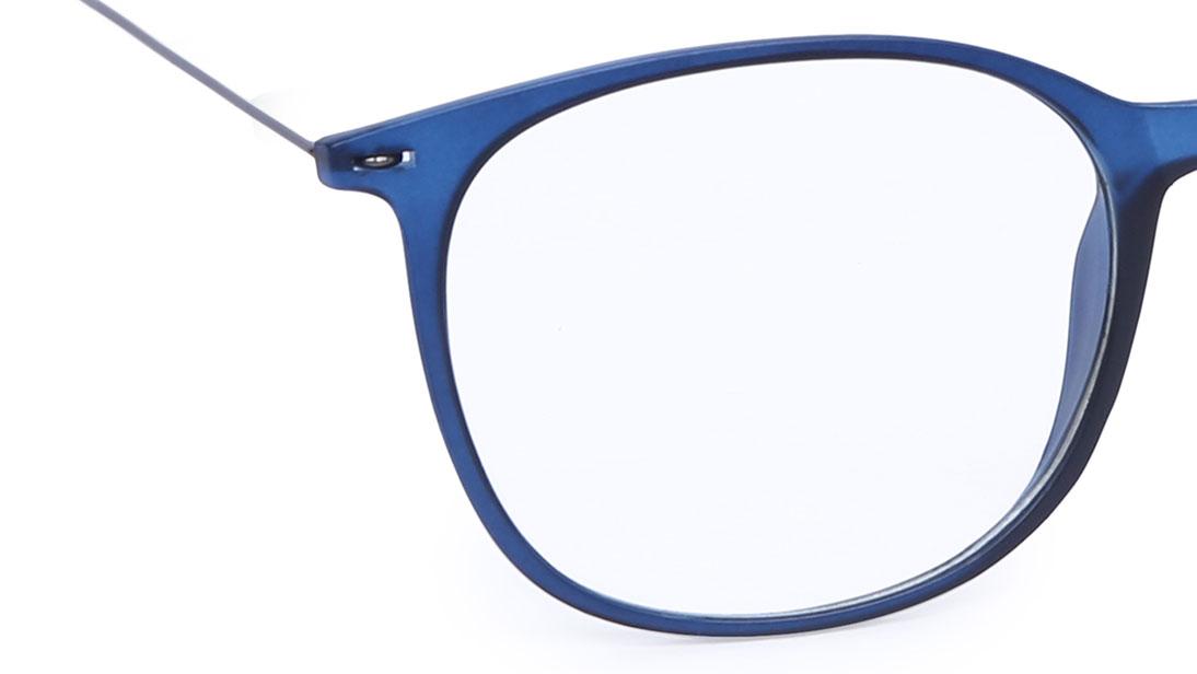 Blue Wayfarer Rimmed Eyeglasses (FT1070UFC4|50)