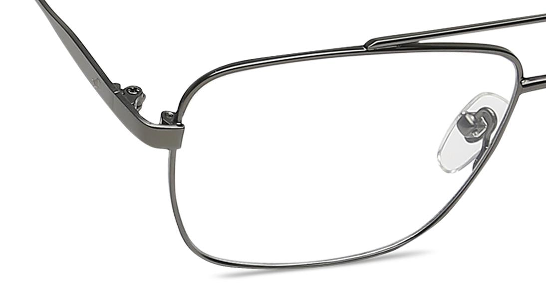 Gun metal Square Rimmed Eyeglasses (FT1108MFM1|53)