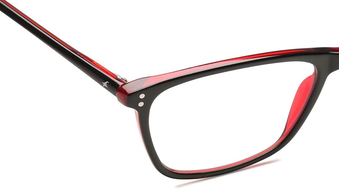 Blue Rectangle Rimmed Eyeglasses from Fastrack-FT1154WFP4PL070