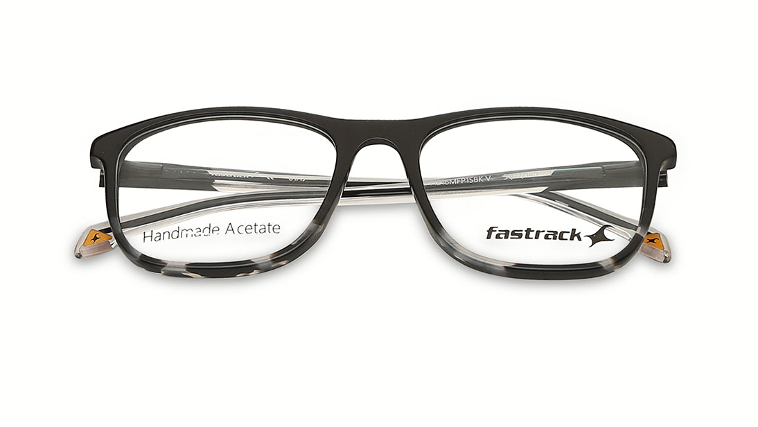 Verve Black Wayfarer Rimmed Eyeglasses (FT1216MFP1SBKV|51)