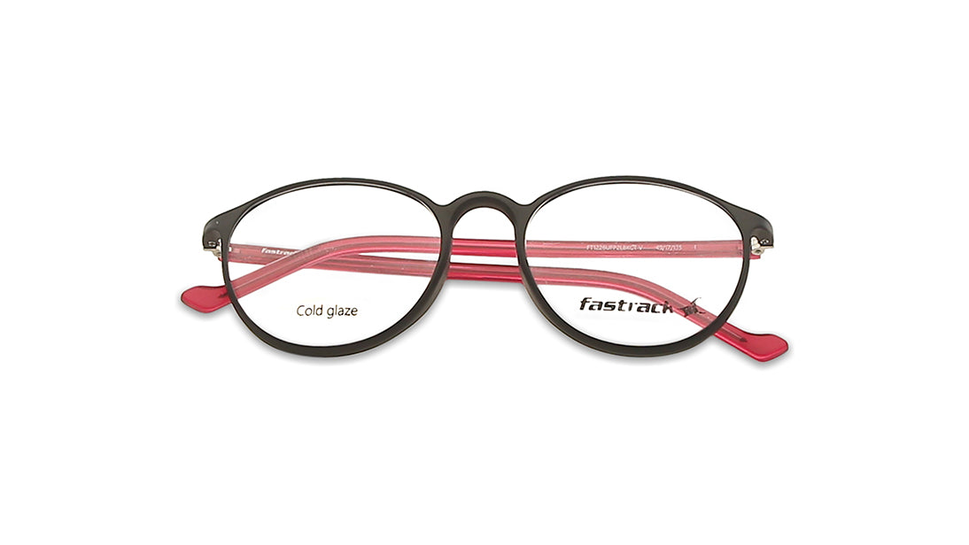 Black Round Rimmed Eyeglasses (FT1226UFP2LBKCTV|49)
