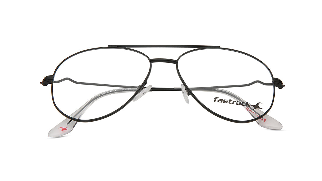 Black Pilot Rimmed Eyeglasses (FT1264UFM1MBKV|56)