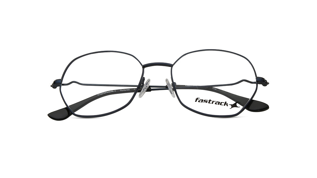 Blue Round Rimmed Eyeglasses (FT1267WFM3MBLV|55)