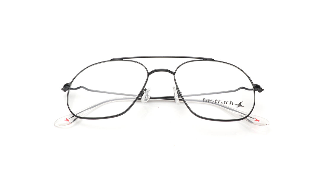 Black Aviator Rimmed Eyeglasses