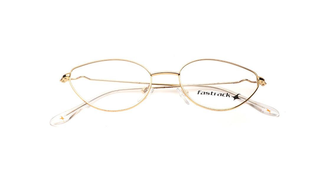 Gold Rimmed Women Eyeglasses (FT1272WFM2MGLV|52)