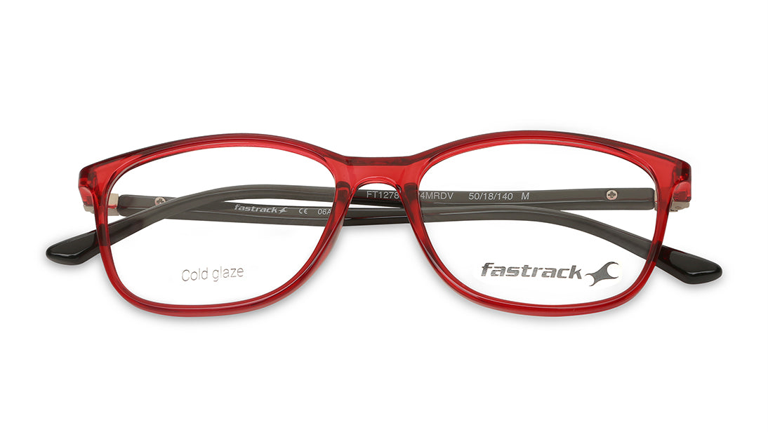 Red CatEye Women Eyeglasses (FT1278WFP4MRDV|50)
