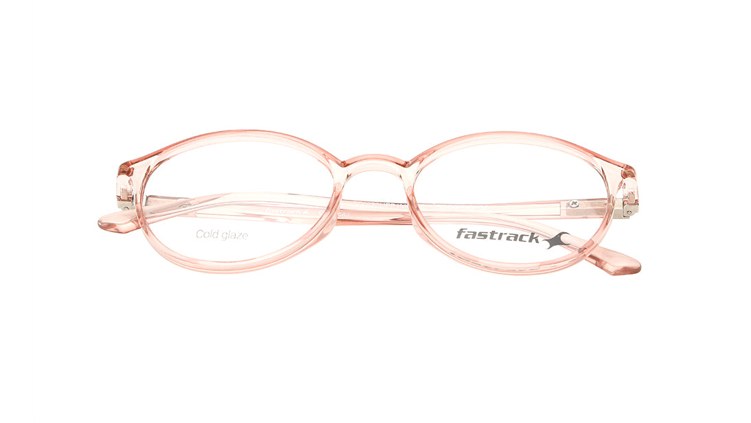 Orange Round Unisex Eyeglasses (FT1282UFP1MORV|50)
