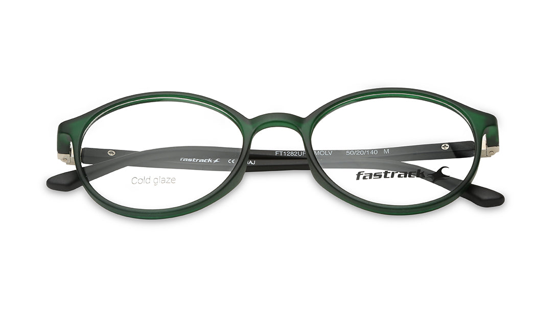 Green Round Unisex Eyeglasses (FT1282UFP6MOLV|50)