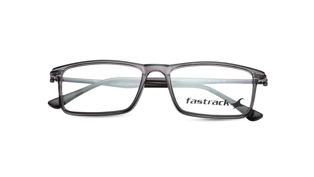 Grey Rectangle Men Eyeglasses ( FT1294MFP1MGYV|54)