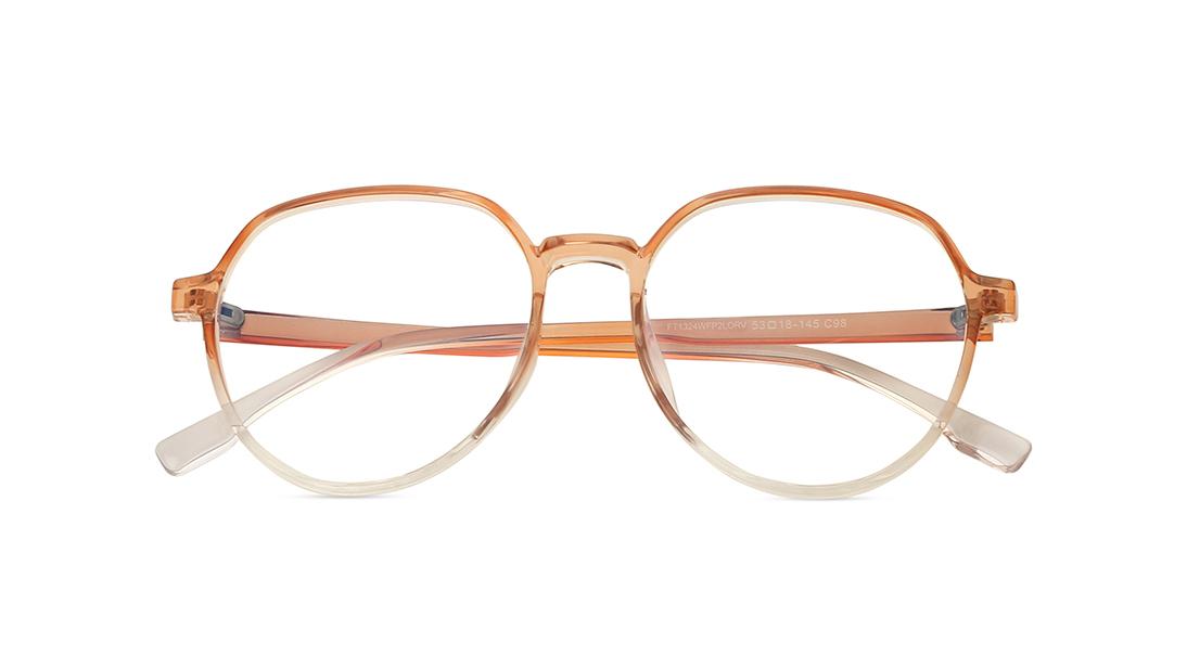 Orange Bugeye Women Eyeglasses ( FT1324WFP2LORV|53)