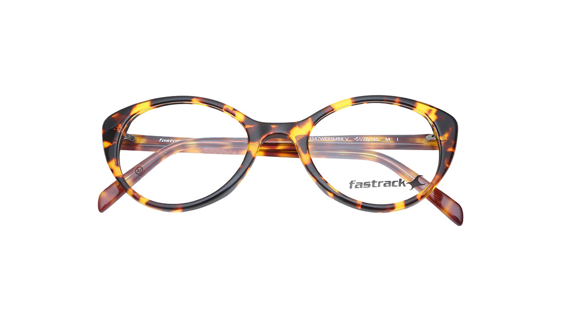 Brown Cateye Women Eyeglasses ( FT1347WFP1MBRV|51)
