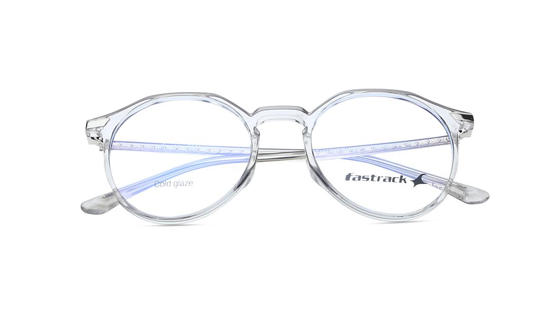 Grey Round Unisex Eyeglasses ( FT1379UFP1MGYV|50)