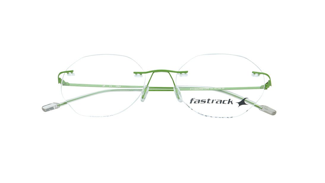 Green Rimless Unisex Eyeglasses (FT1382URM1GRV|51)