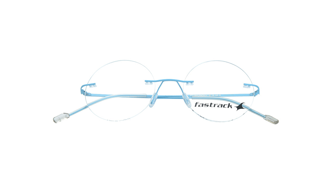 Blue Rimless Unisex Eyeglasses (FT1384URM2BUV|50)