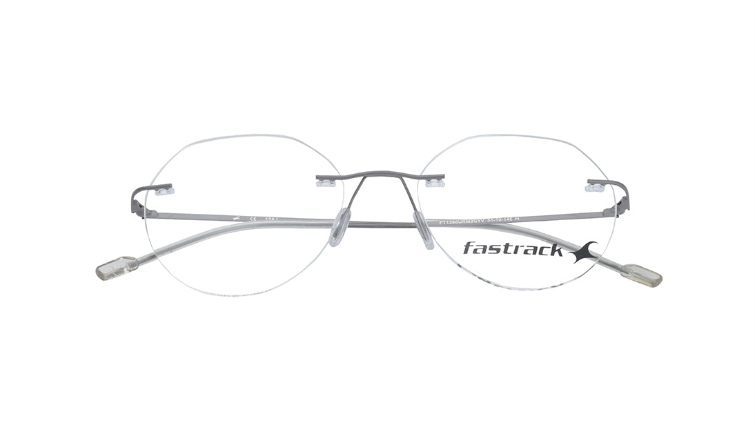 Grey Rimless Unisex Eyeglasses (FT1386URM2GYV|51)