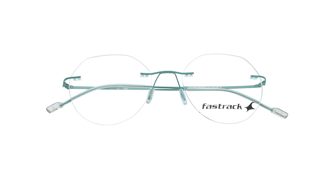 Blue Rimless Unisex Eyeglasses (FT1386URM3BUV|51)