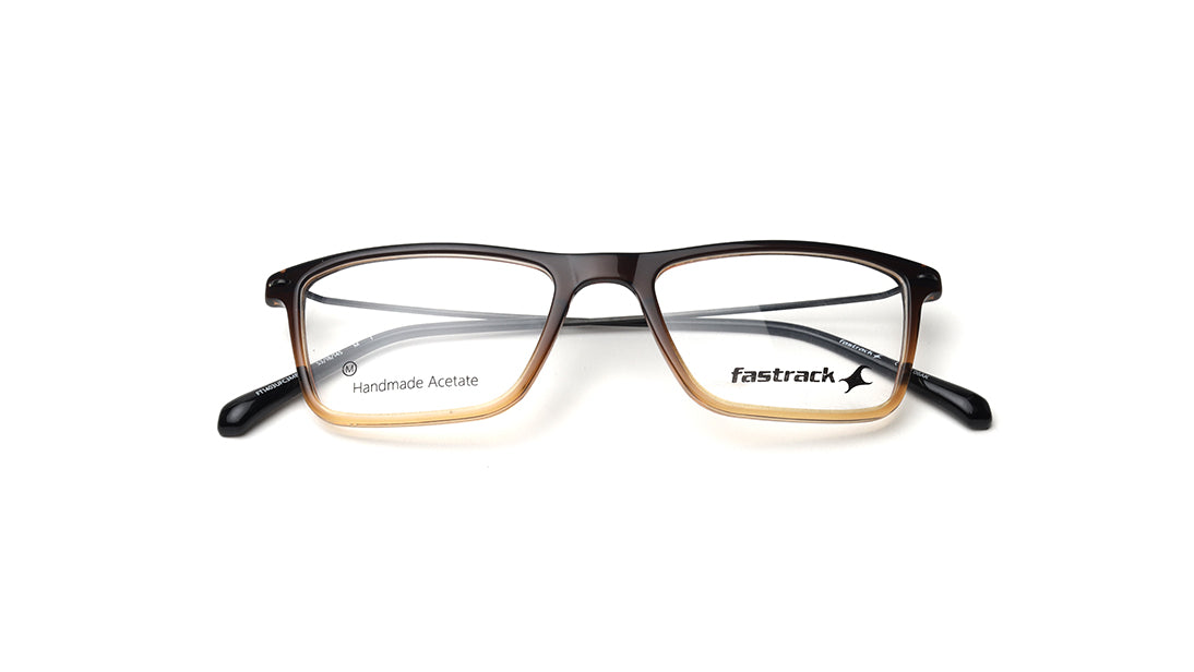 Brown Rimmed Unisex Eyeglasses (FT1403UFC3MBRV|53)