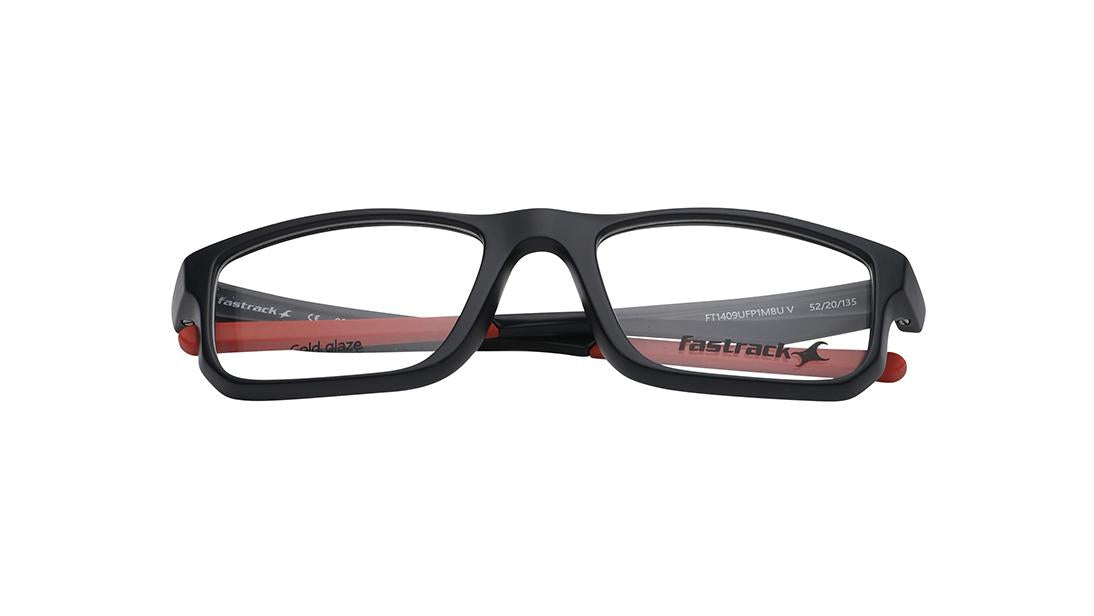 Purple Square Rimmed Unisex Eyeglasses (FT1409UFP1MBUV|56)