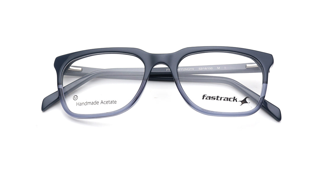 Grey Square Rimmed Eyeglasses for Men