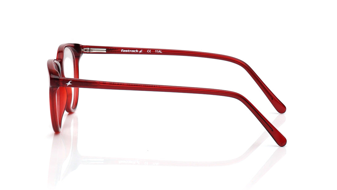 Red CatEye Rimmed Eyeglasses for Women