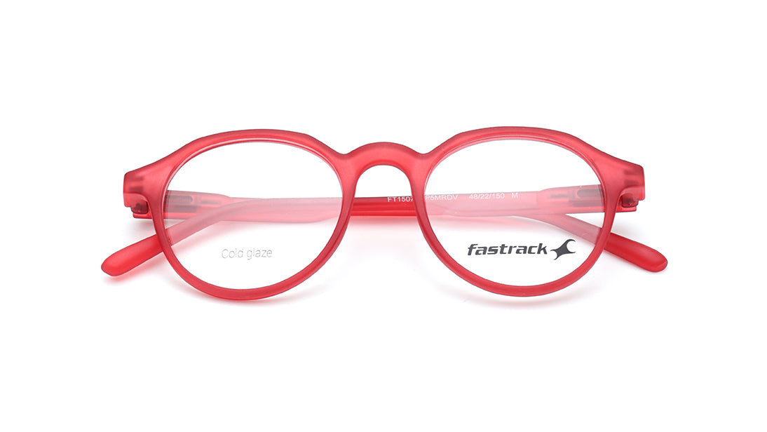 Red Round Rimmed Eyeglasses for Men and Women