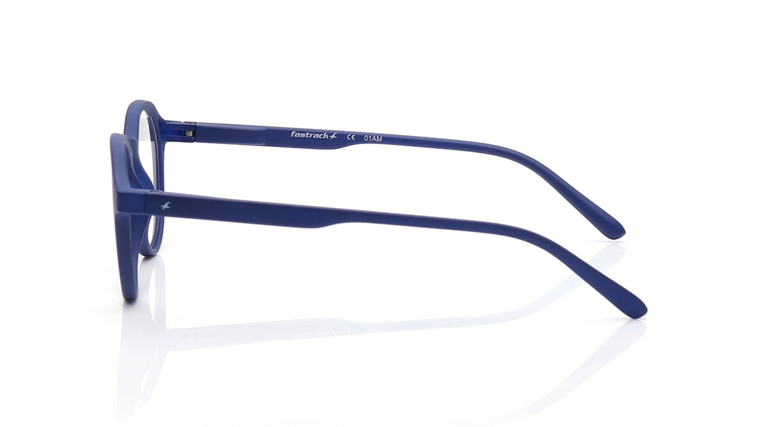 Geometric Blue Rimmed Eyeglasses for Men and Women