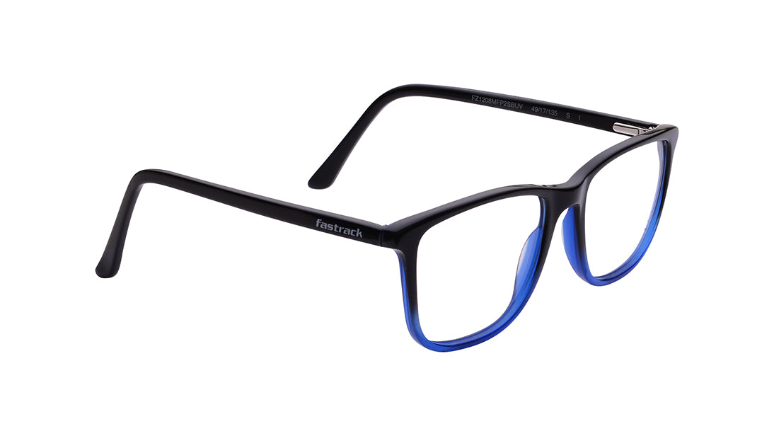 Black Wayfarer Rimmed Kids Eyeglasses (FZ1208MFP2SBUV|49)