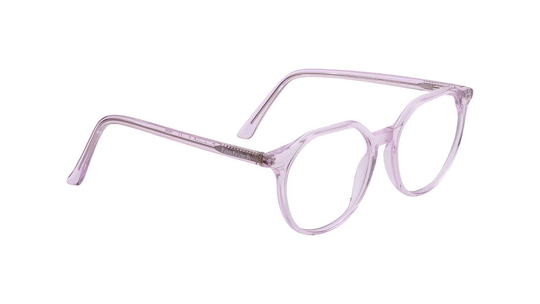 Pink Geometry Rimmed Kids Eyeglasses (FZ1210MFP2SPKV|49)