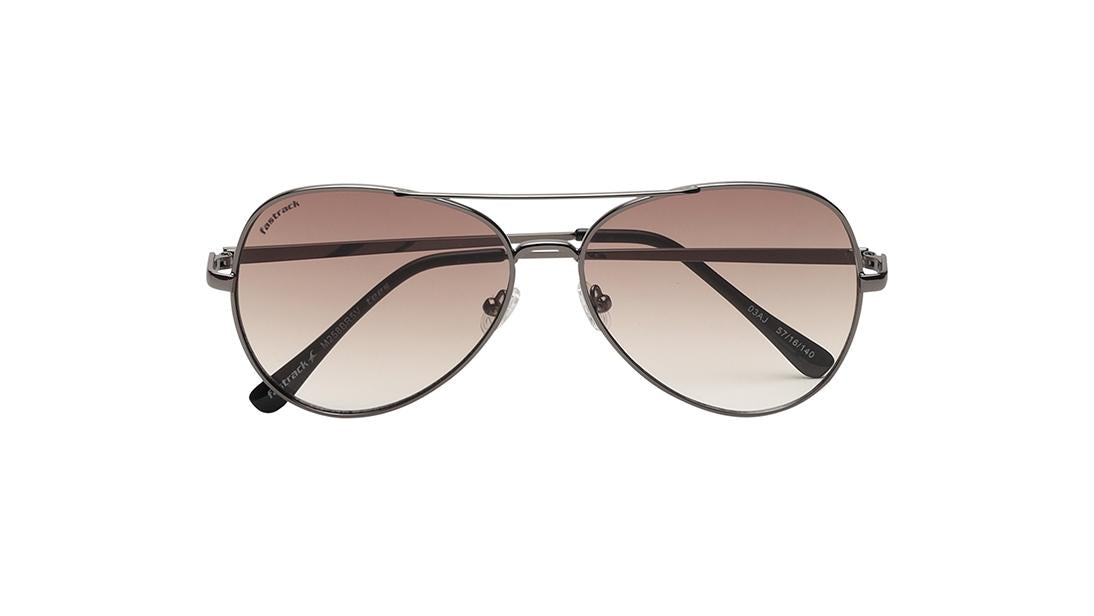 Brown Pilot Rimmed Sunglasses (M258BR5V)